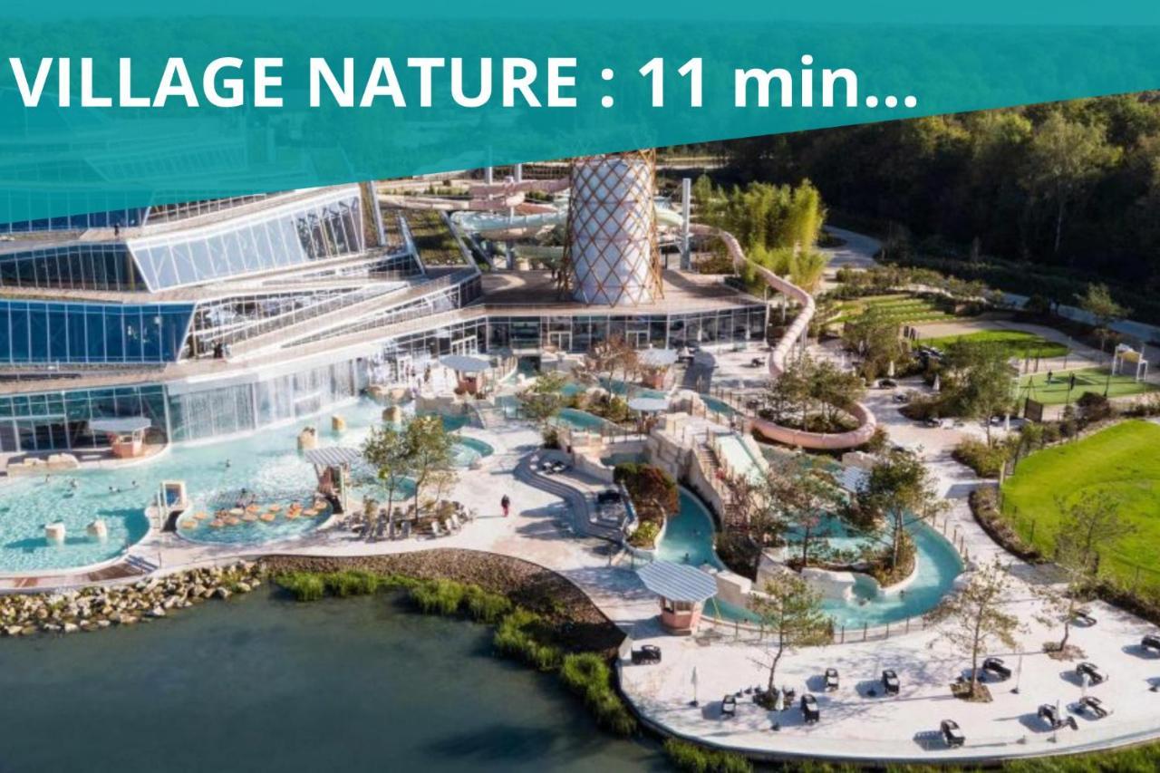 King Size Bed - Free Private Parking - Garden & Terrace - 14Min From Disneyland Ферьер-ен-Бри Экстерьер фото